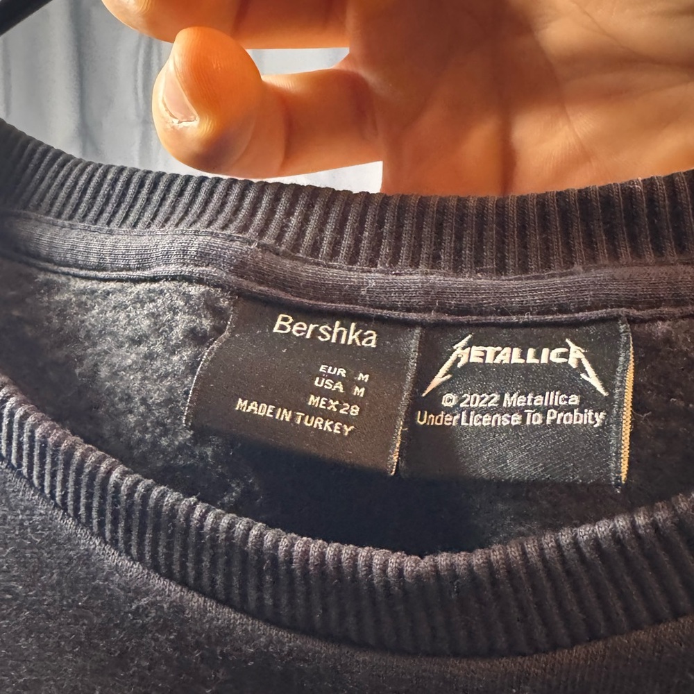 Bershka Black Crewneck Sweater